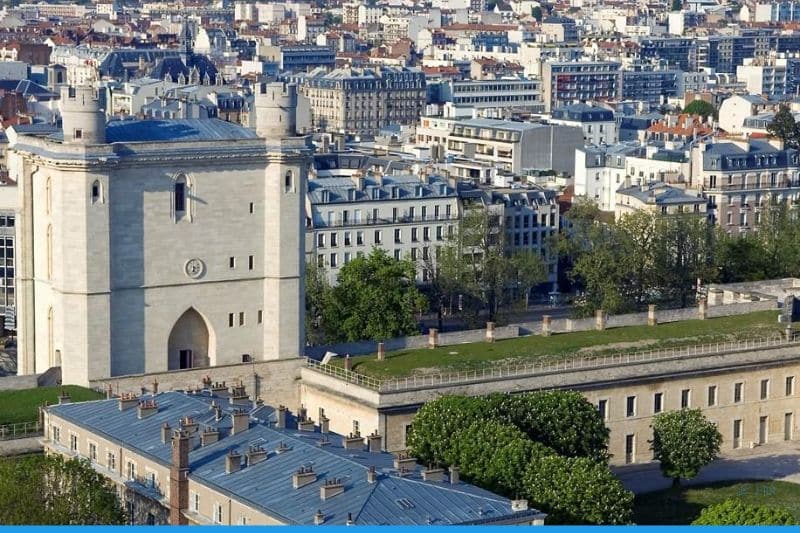 Centre-ville de Vincennes et Château