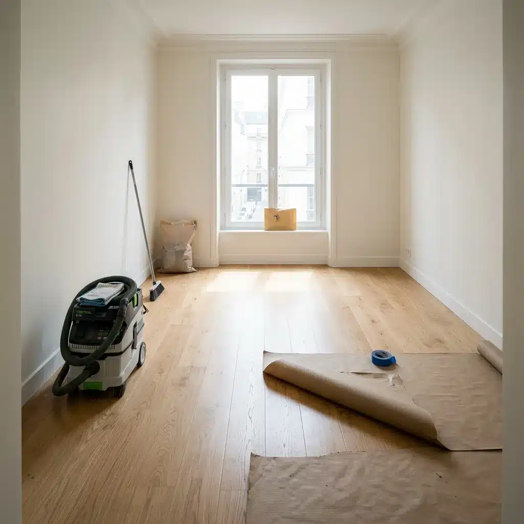 Chantier de rénovation livré propre après nettoyage complet et évacuation des gravats par Excellence Bâti Rénov